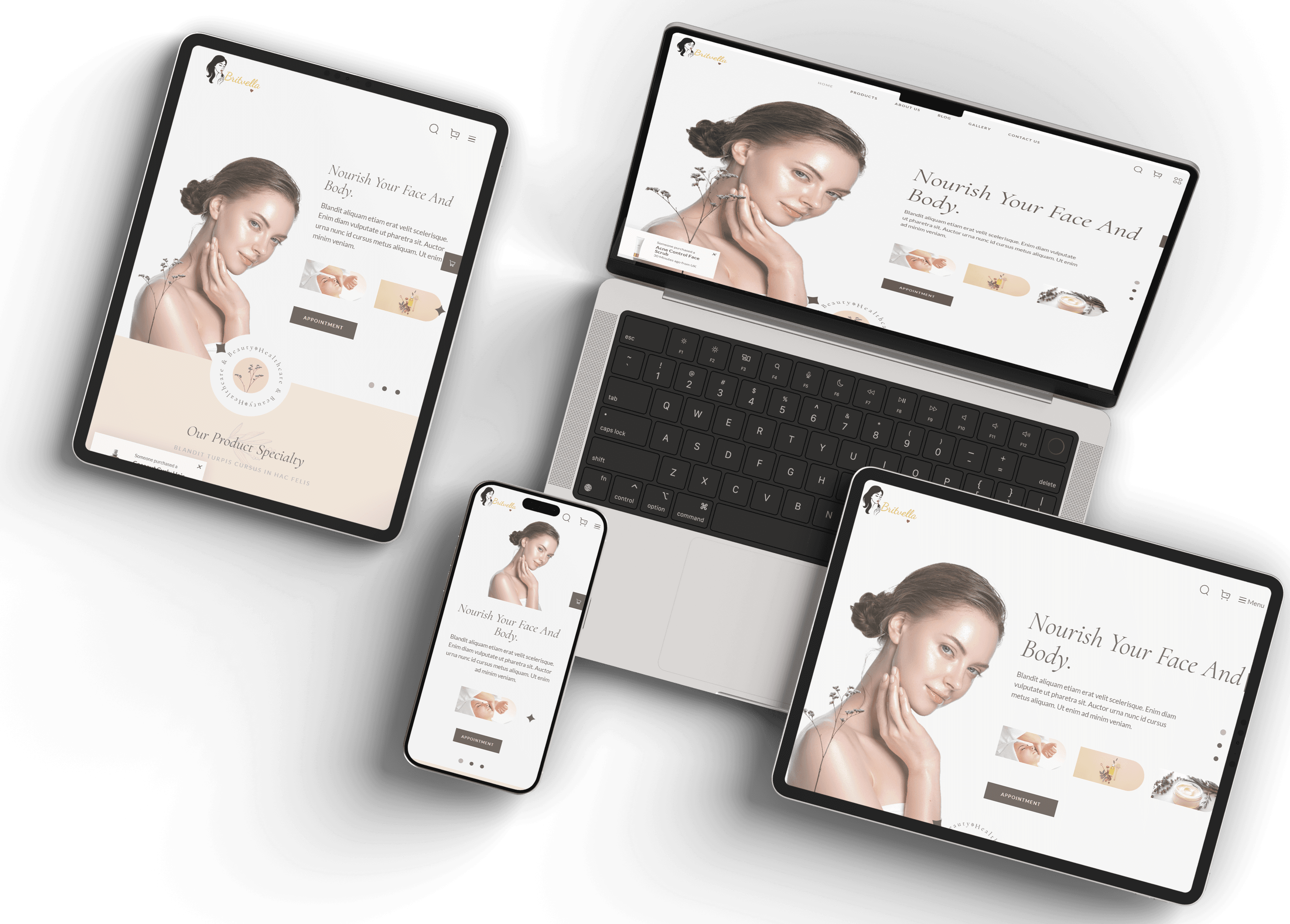 Digital transformation concept with abstract graphics